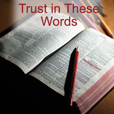 Trust in these Words of the Bible